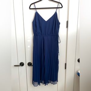 ASOS Design Pleated Midi Dress